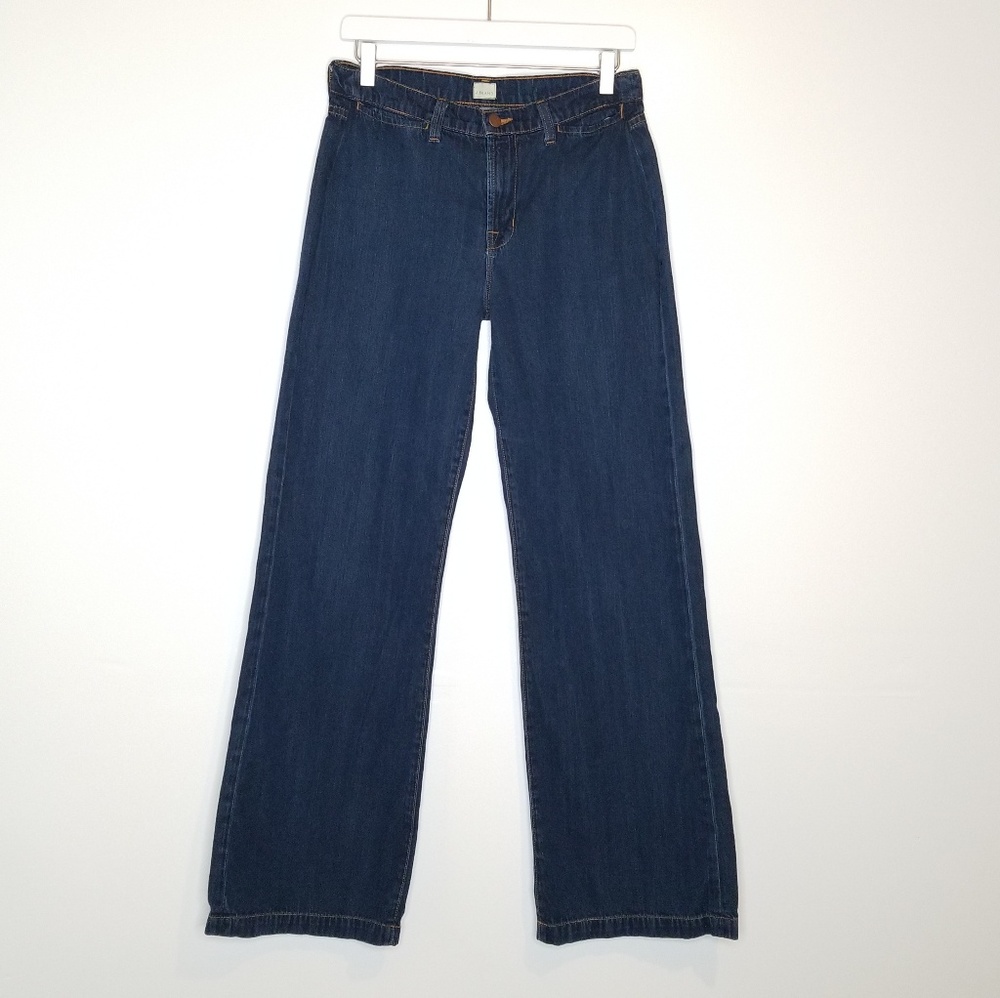 J Brand Malik Wide Leg Long Jeans